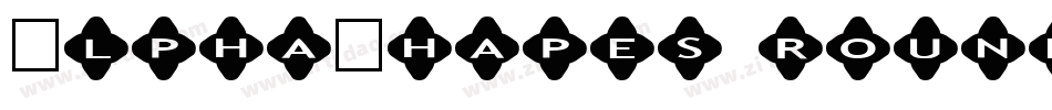 AlphaShapes rounded corners字体转换